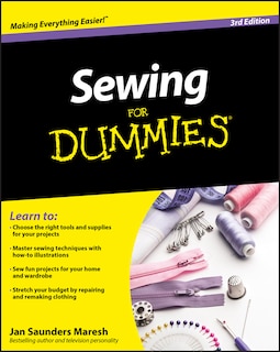 Front cover_Sewing For Dummies
