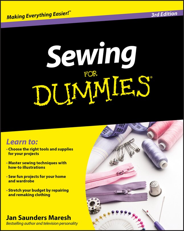 Front cover_Sewing For Dummies