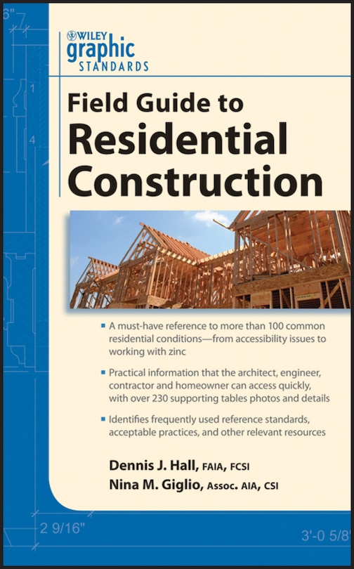 Front cover_Graphic Standards Field Guide to Residential Construction