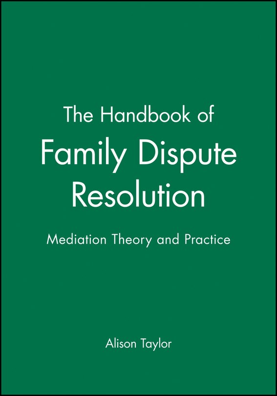 Couverture_The Handbook of Family Dispute Resolution