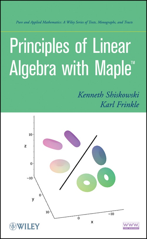 Couverture_Principles of Linear Algebra With Maple