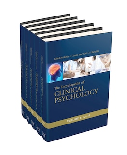 Front cover_The Encyclopedia of Clinical Psychology, 5 Volume Set