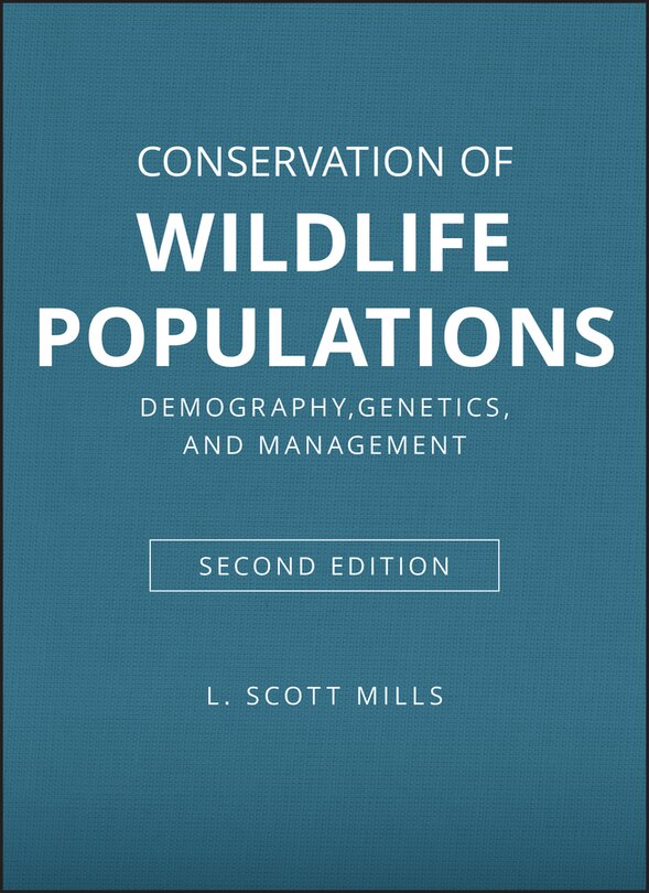 Couverture_Conservation of Wildlife Populations