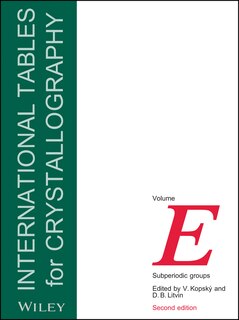 Front cover_International Tables for Crystallography, Volume E