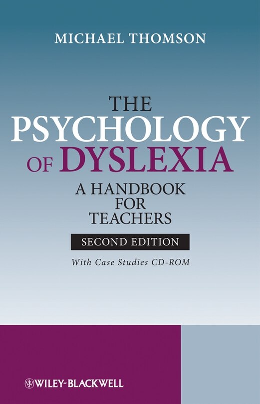 Couverture_The Psychology of Dyslexia