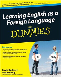 Front cover_Learning English as a Foreign Language For Dummies