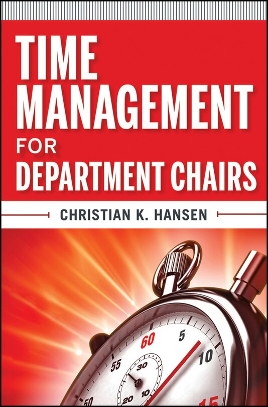 Front cover_Time Management for Department Chairs