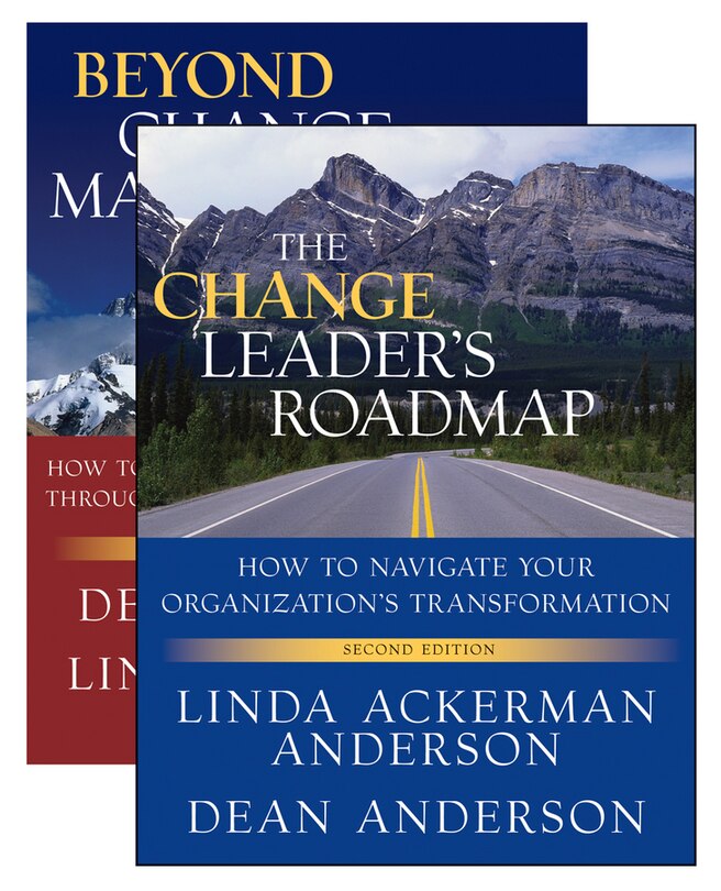 Front cover_The Change Leader's Roadmap & Beyond Change Management, Two Book Set