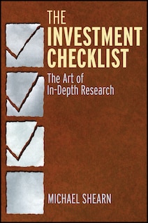 Front cover_The Investment Checklist