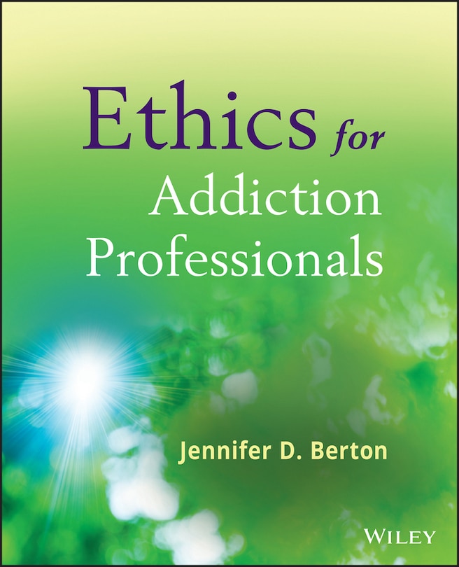 Front cover_Ethics for Addiction Professionals