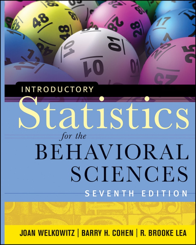Couverture_Introductory Statistics for the Behavioral Sciences
