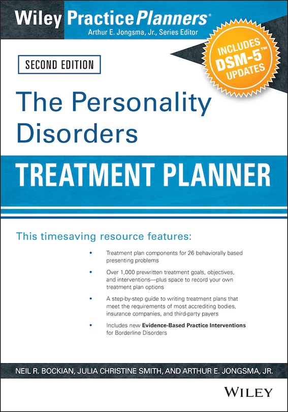 Front cover_The Personality Disorders Treatment Planner: Includes DSM-5 Updates
