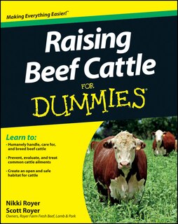 Front cover_Raising Beef Cattle For Dummies
