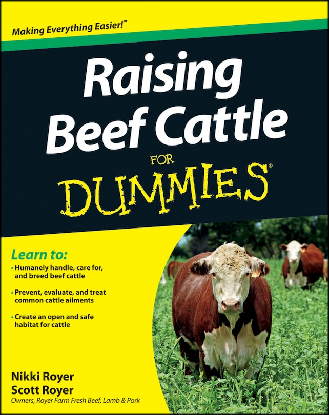 Front cover_Raising Beef Cattle For Dummies