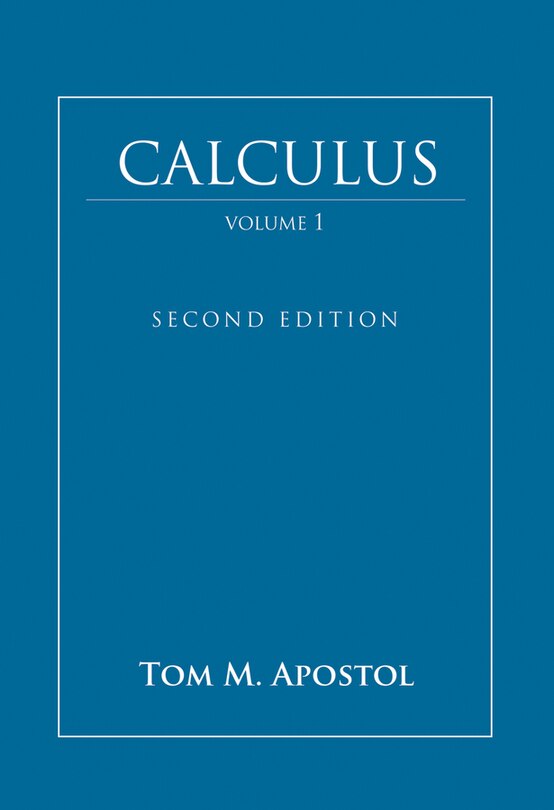 Front cover_Calculus, Volume 1
