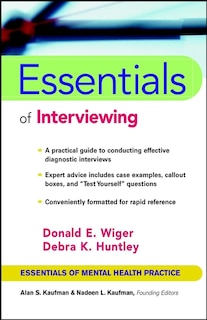 Couverture_Essentials of Interviewing