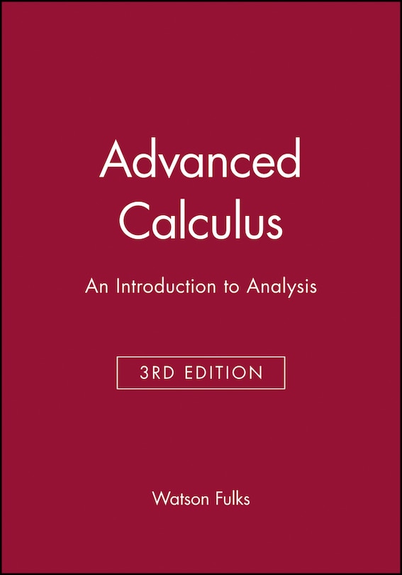 Couverture_Advanced Calculus