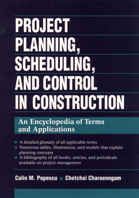 Front cover_Project Planning, Scheduling, and Control in Construction