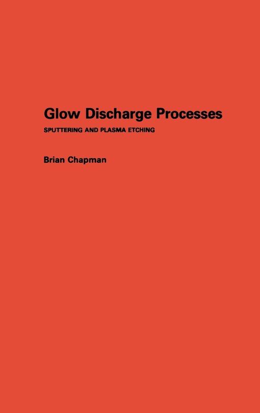 Couverture_Glow Discharge Processes