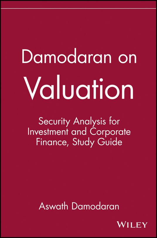 Front cover_Damodaran on Valuation, Study Guide