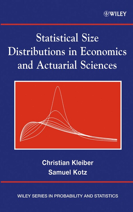 Front cover_Statistical Size Distributions in Economics and Actuarial Sciences