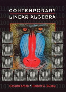 Contemporary Linear Algebra image number 0