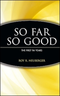 Front cover_So Far, So Good