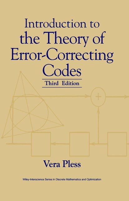 Front cover_Introduction to the Theory of Error-Correcting Codes
