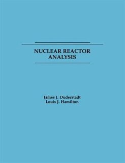 Front cover_Nuclear Reactor Analysis