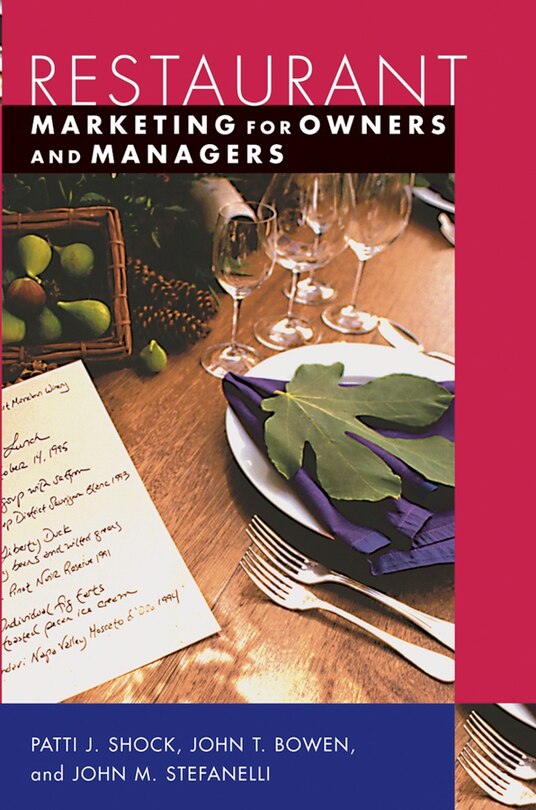 Front cover_Restaurant Marketing for Owners and Managers