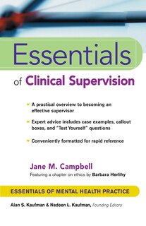 Front cover_Essentials of Clinical Supervision