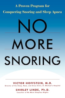 Front cover_No More Snoring
