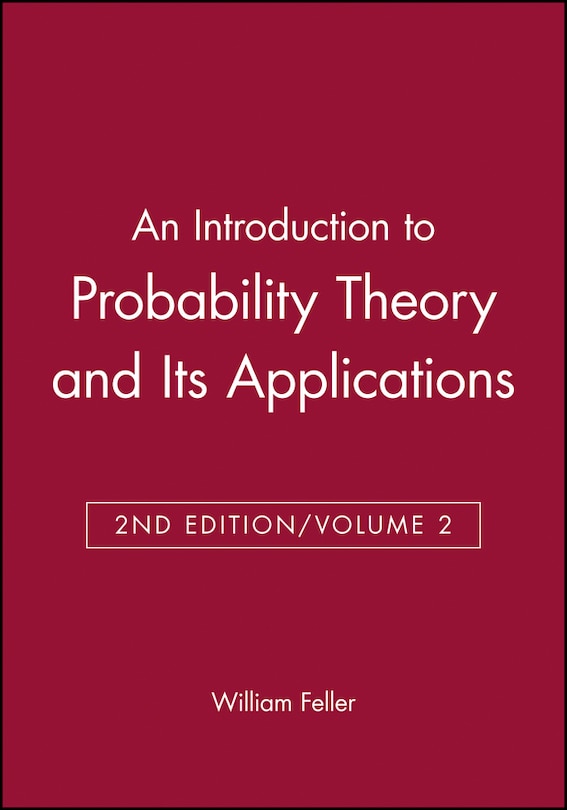 Front cover_An Introduction to Probability Theory and Its Applications, Volume 2