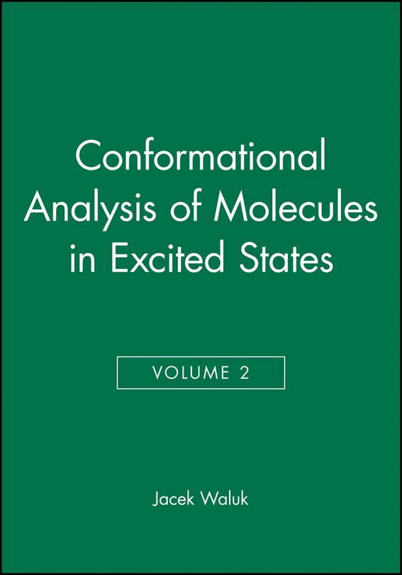 Front cover_Conformational Analysis of Molecules in Excited States