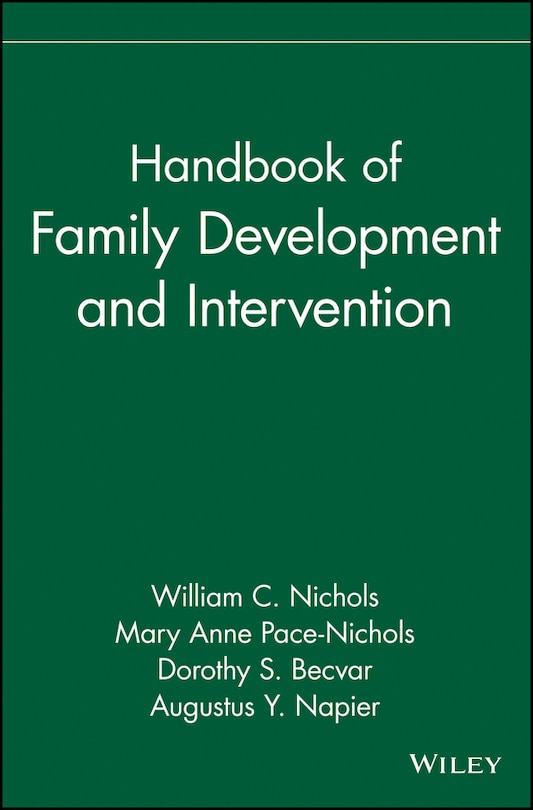 Couverture_Handbook of Family Development and Intervention