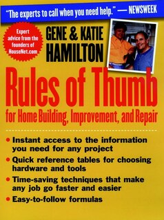 Front cover_Rules of Thumb for Home Building, Improvement, and Repair
