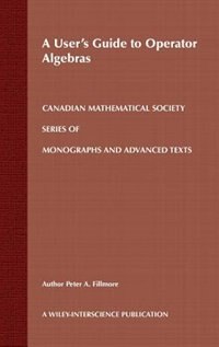 Front cover_A User's Guide to Operator Algebras