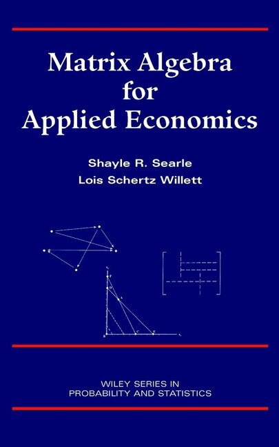 Matrix Algebra for Applied Economics image number 0