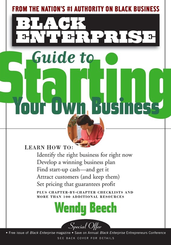 Front cover_Black Enterprise Guide to Starting Your Own Business