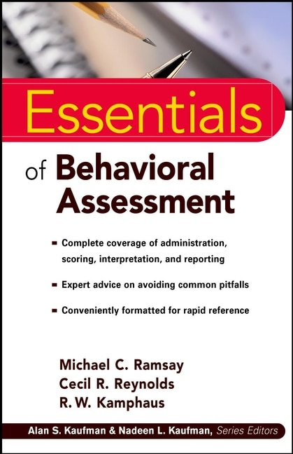 Couverture_Essentials of Behavioral Assessment