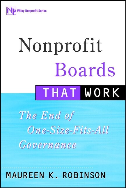 Front cover_Nonprofit Boards That Work