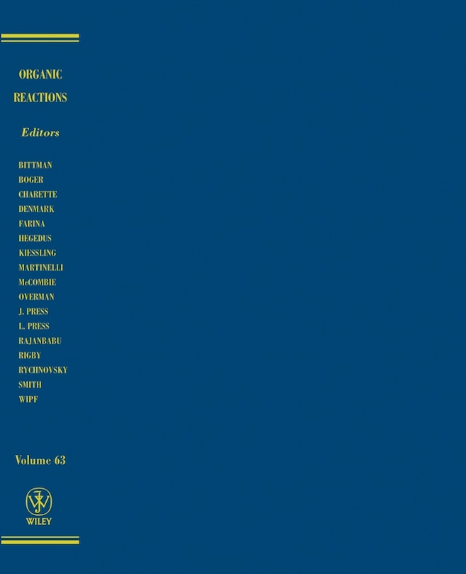 Organic Reactions, Volume 63