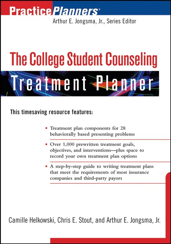 Front cover_The College Student Counseling Treatment Planner