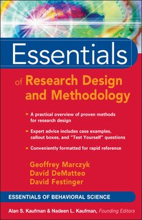 Front cover_Essentials of Research Design and Methodology