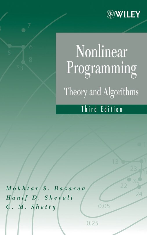 Front cover_Nonlinear Programming