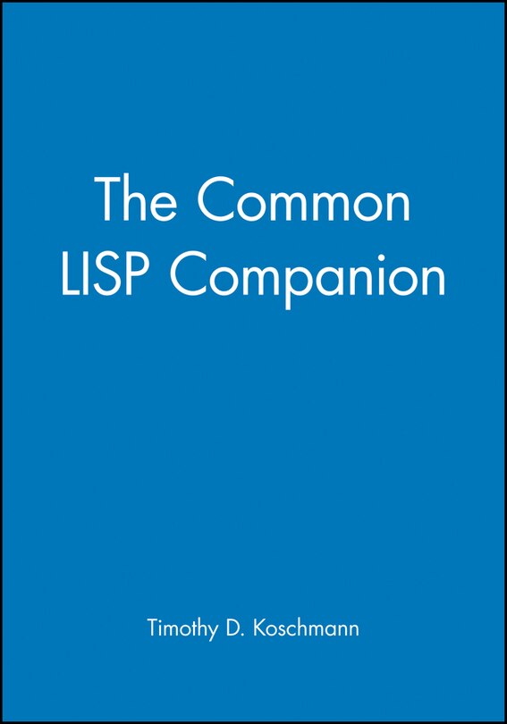 Couverture_The Common LISP Companion