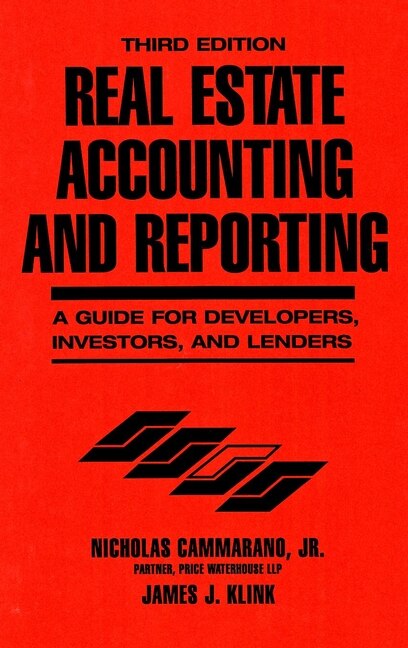 Front cover_Real Estate Accounting and Reporting