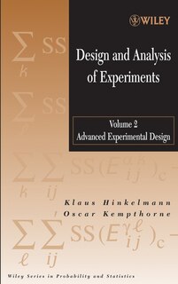 Front cover_Design and Analysis of Experiments, Volume 2