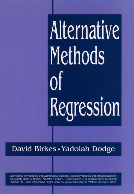 Front cover_Alternative Methods of Regression