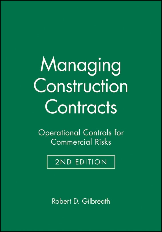Front cover_Managing Construction Contracts